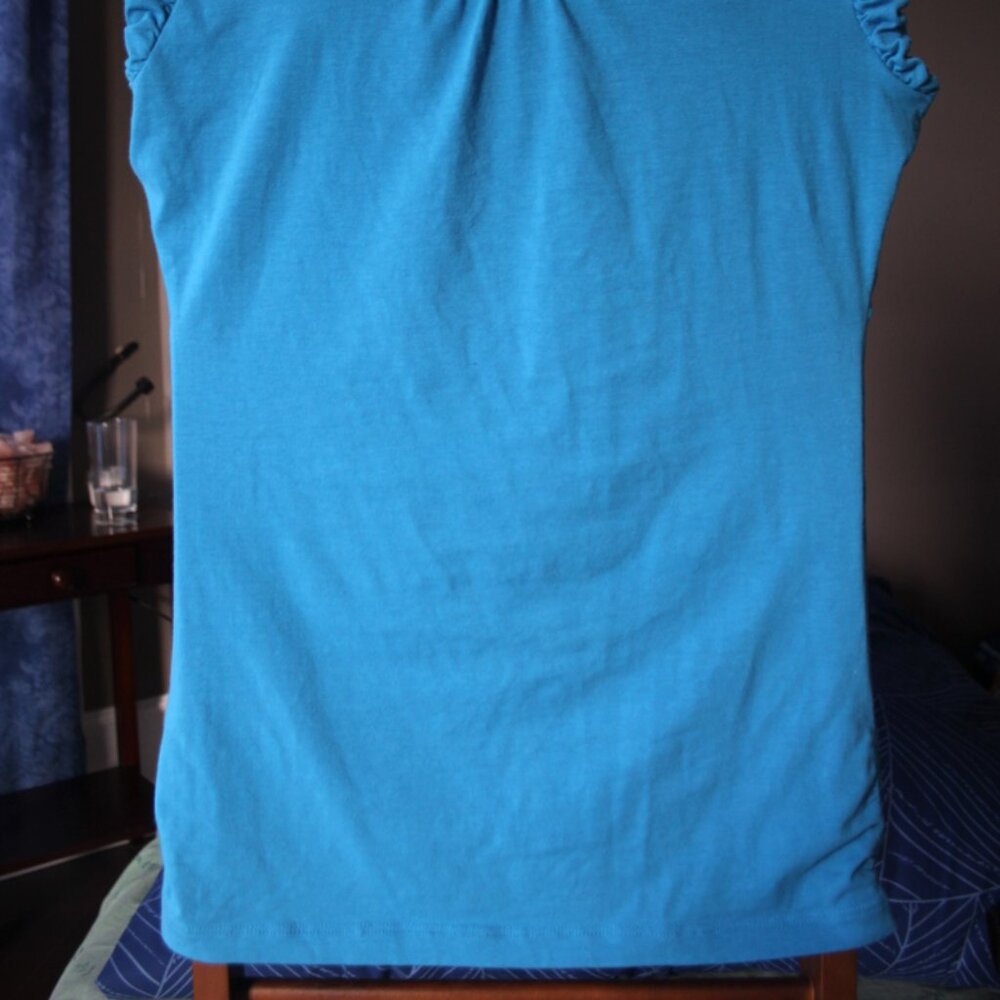 Blue Smart Set top, size Small - Picture 5 of 5